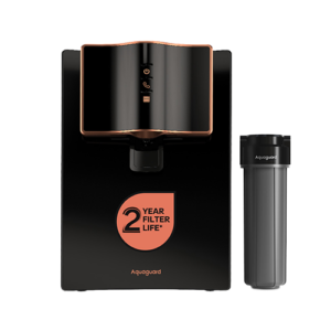 Aquaguard Enrich Marvel 2X UV+UF Stainless Steel Copper Water Purifier | 2 Year Filter Life | With Mega Sediment Filter