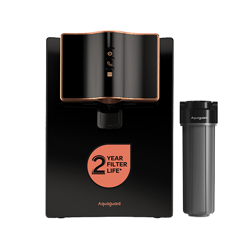 Aquaguard Enrich Marvel 2X UV+UF Stainless Steel Copper Water Purifier | 2 Year Filter Life | With Mega Sediment Filter