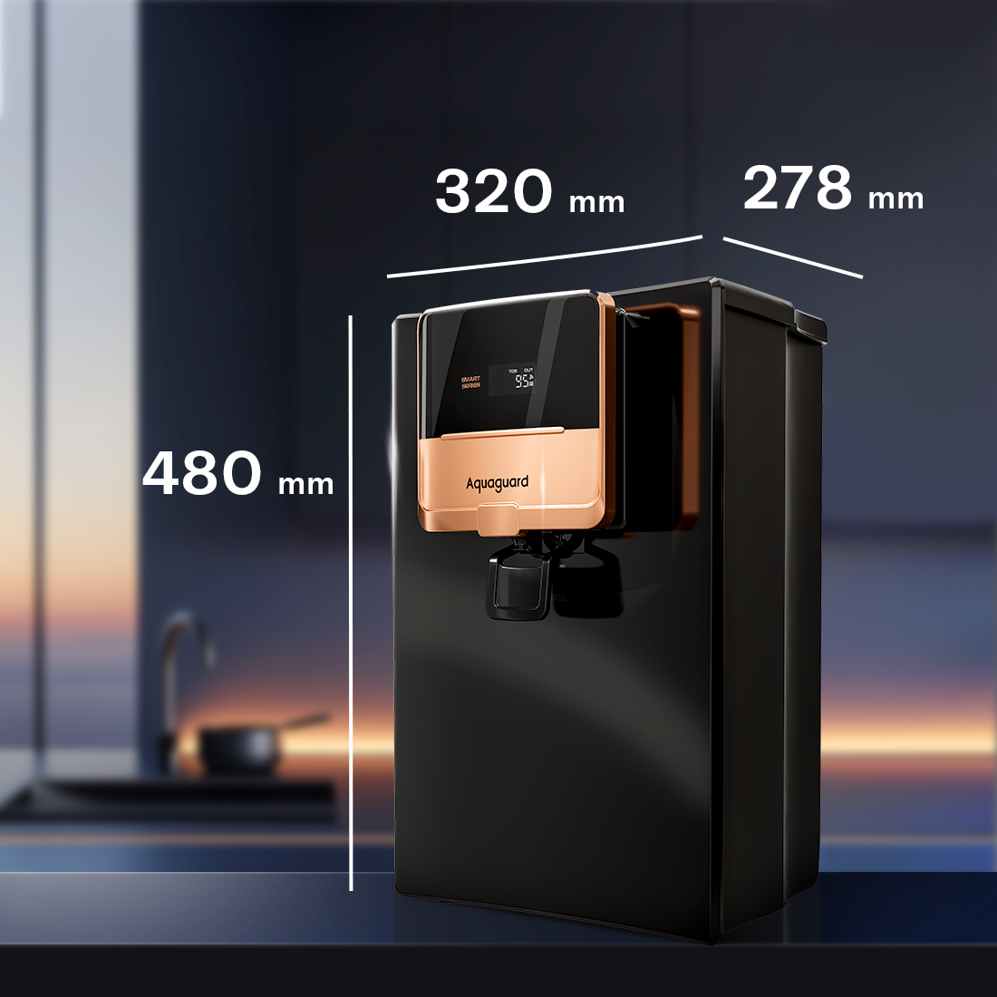 Aquaguard Enrich Ritz Pro 2X RO + UV Stainless Steel Smart IoT Water Purifier | 2 Year Filter Life | Wifi enabled - Image 6