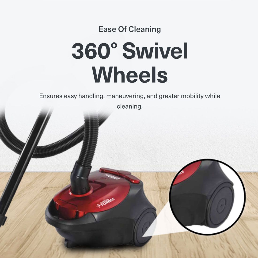 Eureka Forbes Jazz Canister Vacuum Cleaner - Image 3