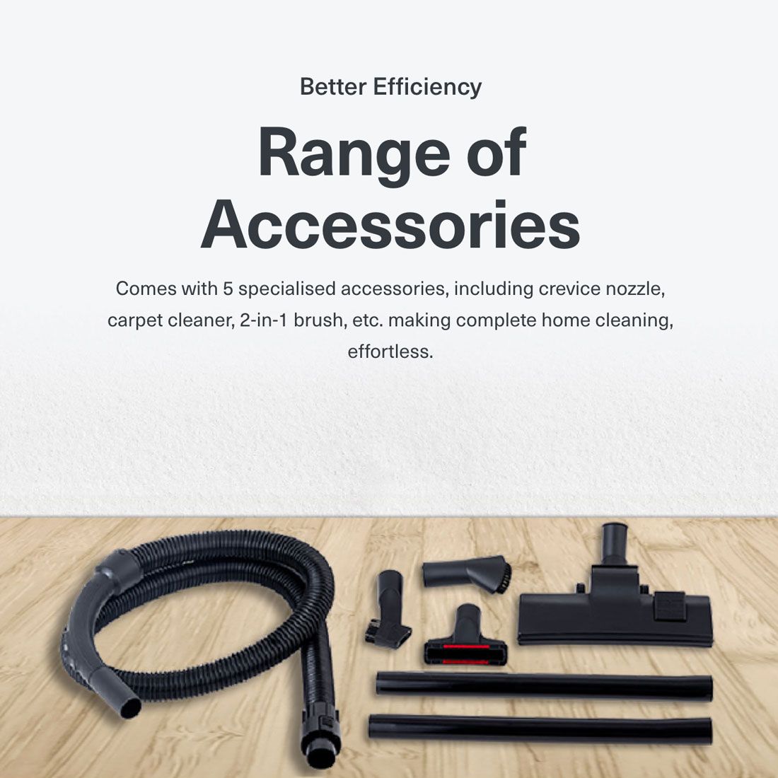 Eureka Forbes Jazz Canister Vacuum Cleaner - Image 4