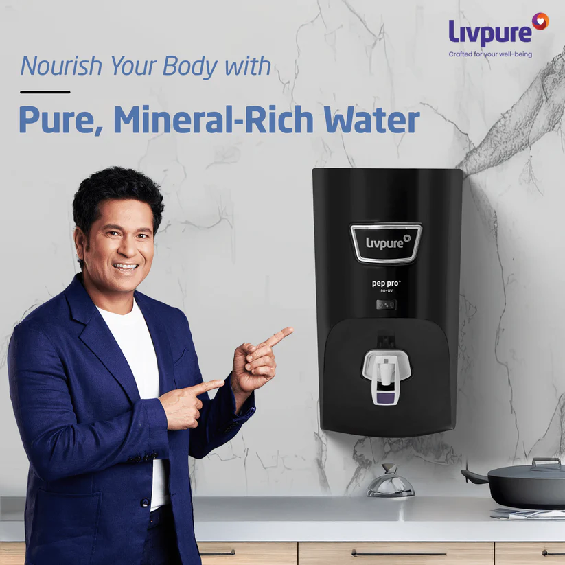 LIVPURE LIV-PEP-PRO-PLUS+ 7 L RO + UV + UF Water Purifier (Black) - Image 2