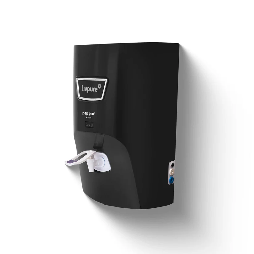 LIVPURE LIV-PEP-PRO-PLUS+ 7 L RO + UV + UF Water Purifier (Black)